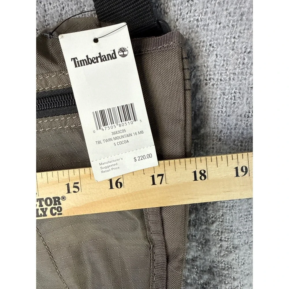 NWT Timberland Messenger‎ Bag Nylon Adjustable Strap Unisex Twin Mountain $220
